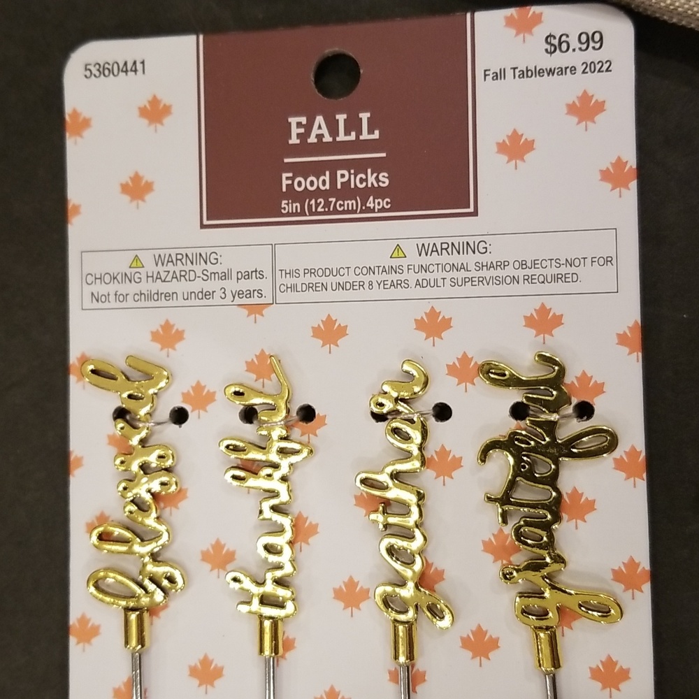 Fall Tableware Essentials (7) item set - Picture 2 of 12